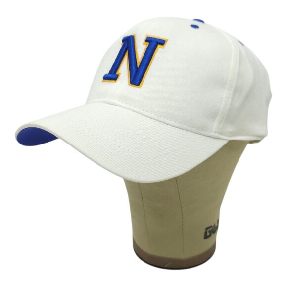 N Logo Rangers Embroidered Strapback M/L Cap Trucker Baseball Hat Calhead - Picture 2 of 15